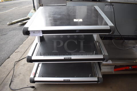 Hatco Metal Commercial Countertop 2 Tier Warming Display Case Merchandiser. 115 Volts, 1 Phase. 31x28x32. Tested and Working!