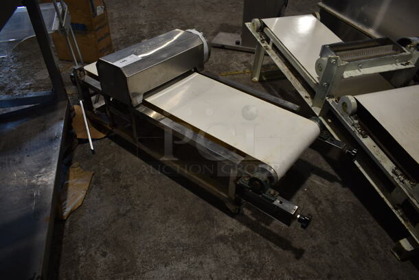 Jingmeihuayan Metal Commercial Countertop Dough Sheeter. Cannot Test Due To Missing Power Cord - Image 5 of 5