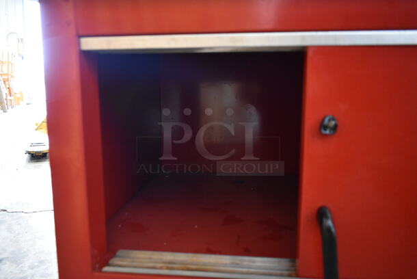 Duke DPAH-2CP M Stainless Steel Commercial Buffet Table w/ Sneeze Guard and Tray Slide on Commercial Casters. 115 Volts, 1 Phase. Cannot Test Due To Missing Power Cord - Image 7 of 7