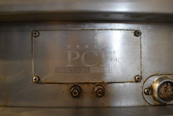 Stainless Steel Commercial Triple Deck Warmer. 208 Volts, 3 Phase. 37x30x50 - Image 7 of 8