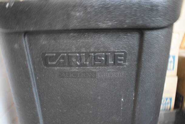 Carlisle Black Poly Trash Can. 7x13x23 - Image 3 of 3