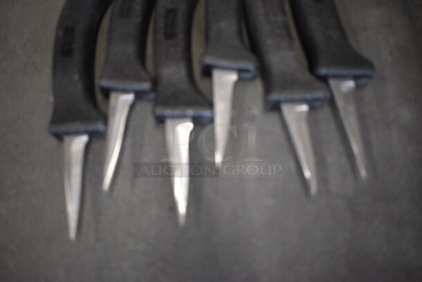 6 Sharpened Stainless Steel Poultry Knives. Includes 7.5". 6 Times Your Bid! - Image 2 of 4