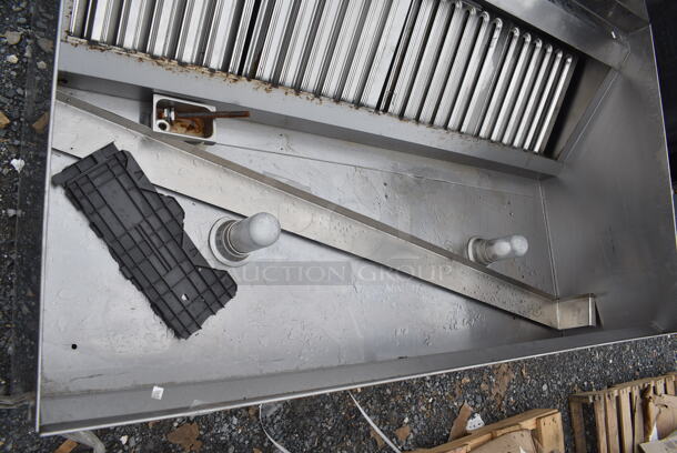 7' Stainless Steel Commercial Grease Hood w/ Filters.  - Image 2 of 6