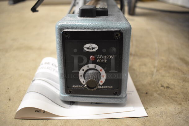 AIE-200C Metal Commercial Countertop Impulse Sealer. 120 Volts, 1 Phase. 3x14x9. Tested and Working! - Image 3 of 6