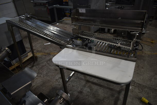 Hobart HRT5 Stainless Steel Roller or Discharge Table.
