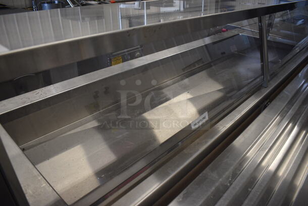Servolift Eastern 502-4R Metal Commercial Portable Refrigerated Buffet Station w/ Sneeze Guard and Tray Slide on Commercial Casters. 120/208 Volts, 1 Phase. 92x42x49 - Image 3 of 6
