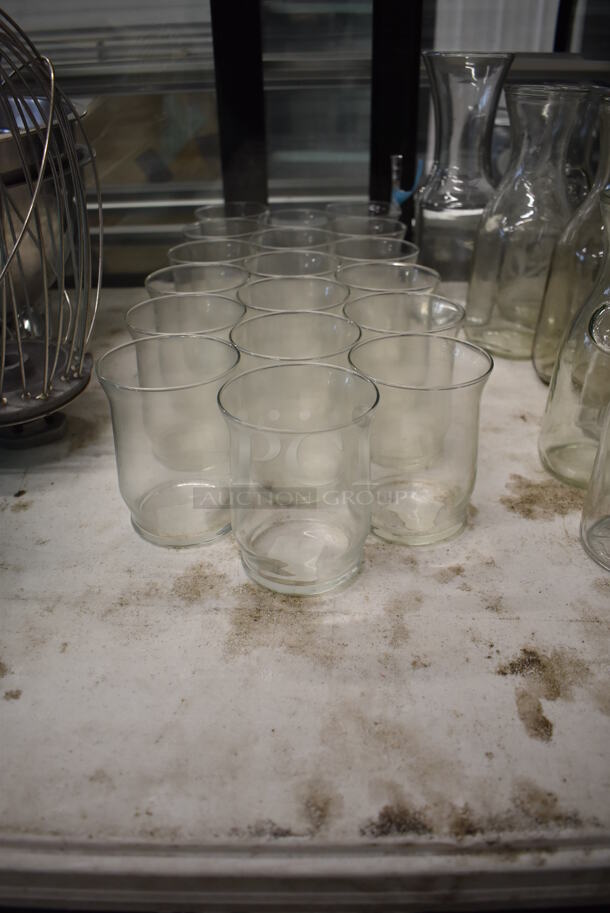 ALL ONE MONEY! Lot of Items on Tabletop Including Ceramic Plates, Glasses, Whisk Attachment and Metal Bowls. - Image 4 of 8