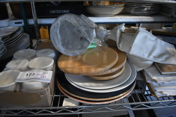ALL ONE MONEY! Tier Lot of Various Items White Ceramic Plates and Ramekins - Image 4 of 6