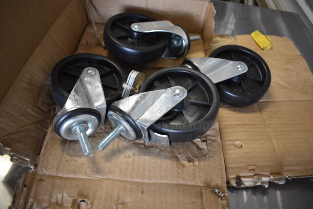 ALL ONE MONEY! Lot of 4 Commercial Casters - Image 2 of 3