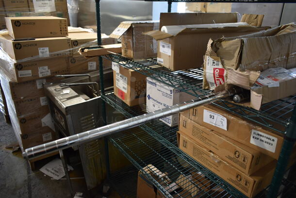 ALL ONE MONEY! BRAND NEW Lot of Box of 2 Metro Chrome Finish Brackets and Box of 2 Metro Chrome Finish Poles - Image 6 of 6