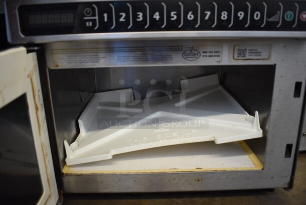 2018 Amana Model HDC212 Stainless Steel Commercial Countertop Microwave Oven. 208/240 Volts, 1 Phase. 16.5x20.5x13.5. - Image 4 of 5
