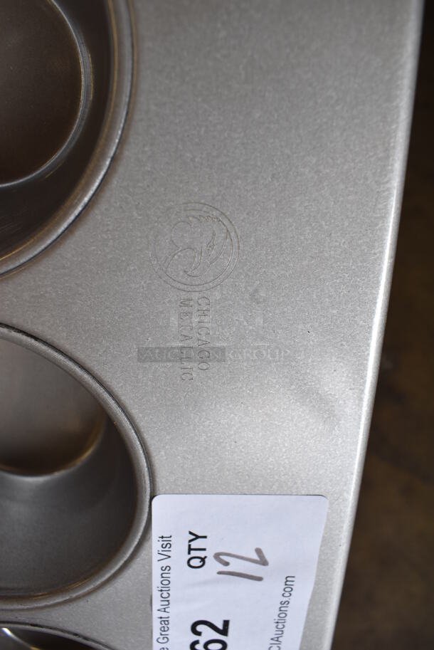 12 Metal 20 Cup Muffin Baking Pans. 18x26x2. 12 Times Your Bid! - Image 4 of 6