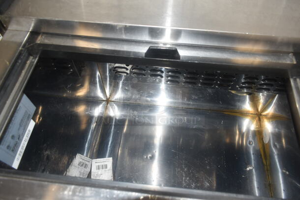 Turbo Air TBC-50SB-N6 Stainless Steel Commercial Back Bar Bottle Cooler w/ 2 Sliding Lids. 115 Volts, 1 Phase. Tested and Working! - Image 4 of 6