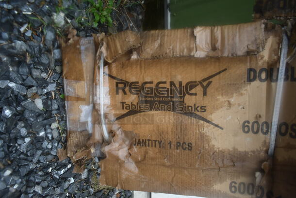 BRAND NEW SCRATCH AND DENT! Regency 600S1248 Stainless Steel Double Deck Overshelf - 12" x 48" x 32" - Image 3 of 5