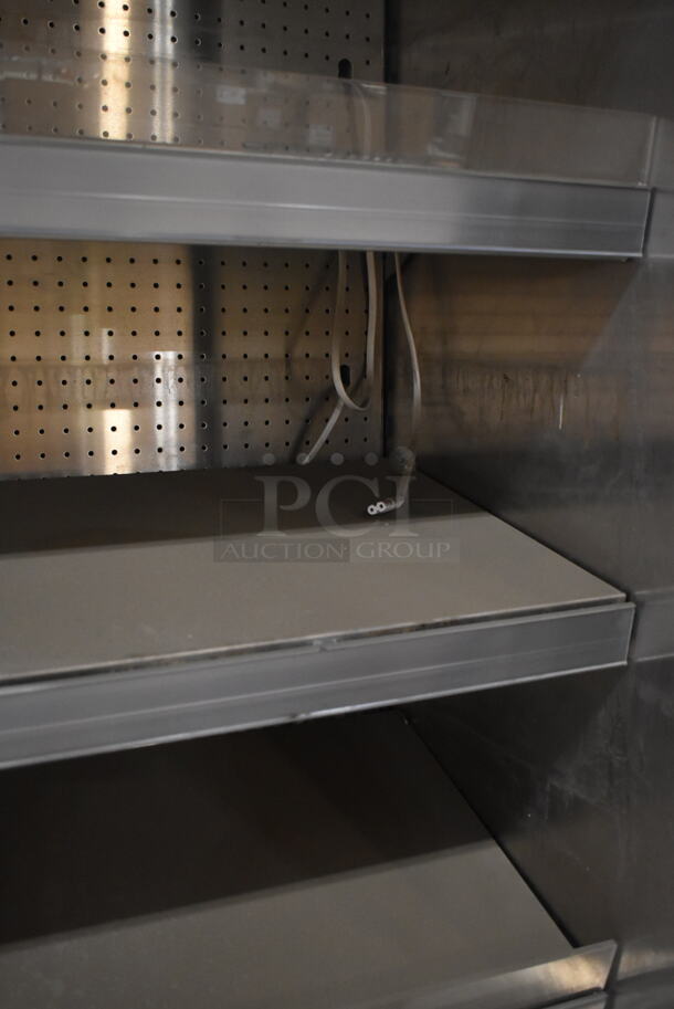 BRAND NEW SCRATCH AND DENT! Criocabin ETHOB Stainless Steel Commercial Open Grab N Go Merchandiser w/ Metal Shelves. 110 Volts, 1 Phase. Tested and Working! - Image 5 of 8