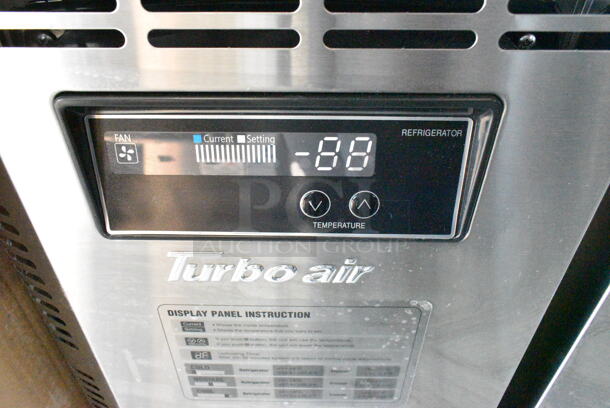 LIKE NEW! Turbo Air JBT-36-N Stainless Steel Commercial Prep Table. 115 Volts, 1 Phase. Tested and Working! - Image 6 of 8