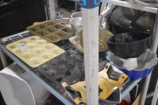 ALL ONE MONEY! Lot of 10 Various Metal Baking Pans Including Muffin Pans - Image 3 of 3