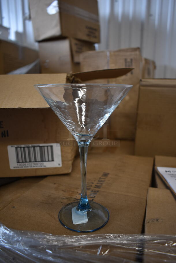 71 BRAND NEW Boxes of 6 Ice Blue 7BB72 B Martini Glasses. Total of 426 Glasses. 71 Times Your Bid! - Image 4 of 5