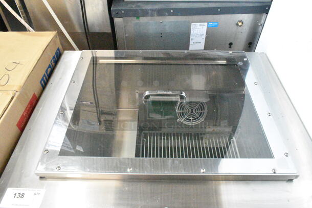 LIKE NEW! Turbo Air JBT-36-N Stainless Steel Commercial Prep Table. 115 Volts, 1 Phase. Tested and Working! - Image 7 of 8