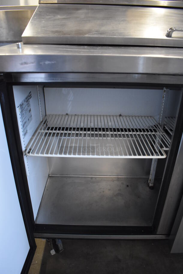2014 True TSSU-48-12 Stainless Steel Commercial Sandwich Salad Prep Table Bain Marie Mega Top on Commercial Casters. 115 Volts, 1 Phase. Tested and Working! - Image 4 of 7