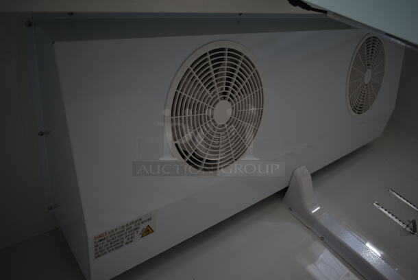 BRAND NEW SCRATCH AND DENT! 2023 KoolMore MDR-3GD Metal Commercial 3 Door Reach In Cooler Merchandiser w/ Poly Coated Racks. 115 Volts, 1 Phase. Tested and Working! - Image 8 of 10