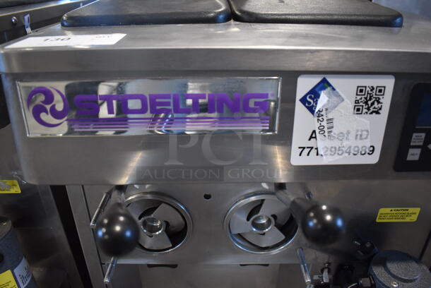2017 Stoelting SF121-38I2 Stainless Steel Commercial Countertop Air Cooled 2 Flavor Soft Serve Ice Cream Machine. 208-240 Volts, 1 Phase. 22x33x35 - Image 2 of 9