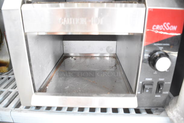 2024 Crosson CCT-500 Stainless Steel Commercial Countertop Electric Powered Conveyor Toaster Oven. 120 Volts, 1 Phase. Tested and Working! - Image 5 of 6