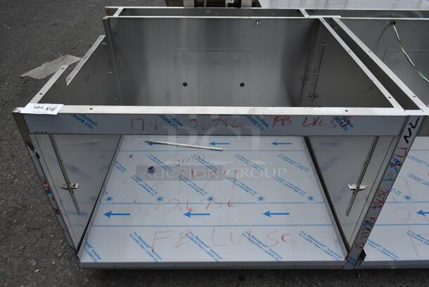 BRAND NEW SCRATCH AND DENT! Stainless Steel Commercial Counter Frame w/ Under Shelf. - Image 3 of 8