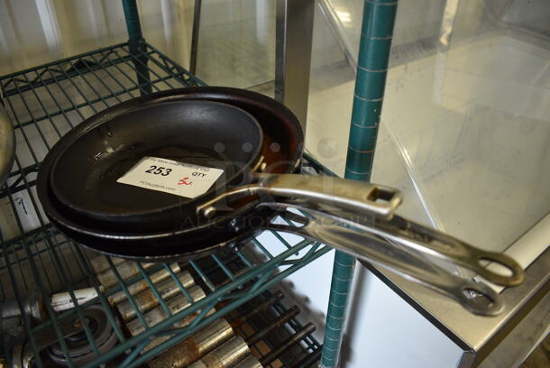 3 Various Metal Skillets. Includes 17x10x2. 3 Times Your Bid!