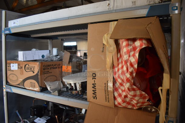 ALL ONE MONEY! Tier Lot of Various Items Including Lids and Speakers - Image 4 of 4