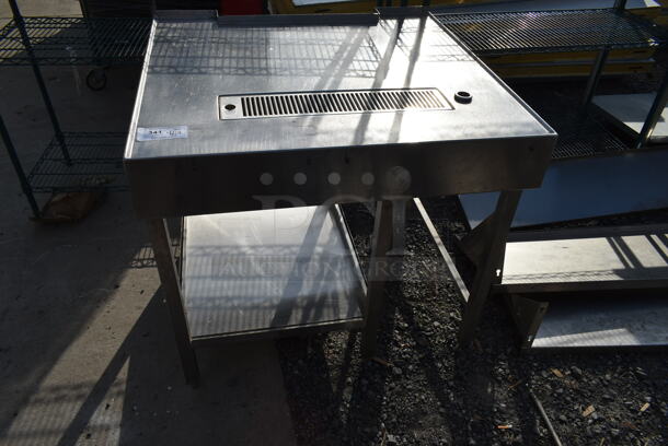 Stainless Steel Soda Station.