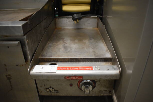 Star Max Stainless Steel Commercial Countertop Electric Powered Flat Top Griddle. 208-240 Volts, 1 Phase. 15x26x15 - Image 1 of 5