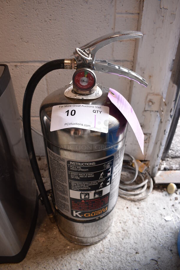 Ansul K Guard Wet Chemical Fire Extinguisher. 9x8x21
