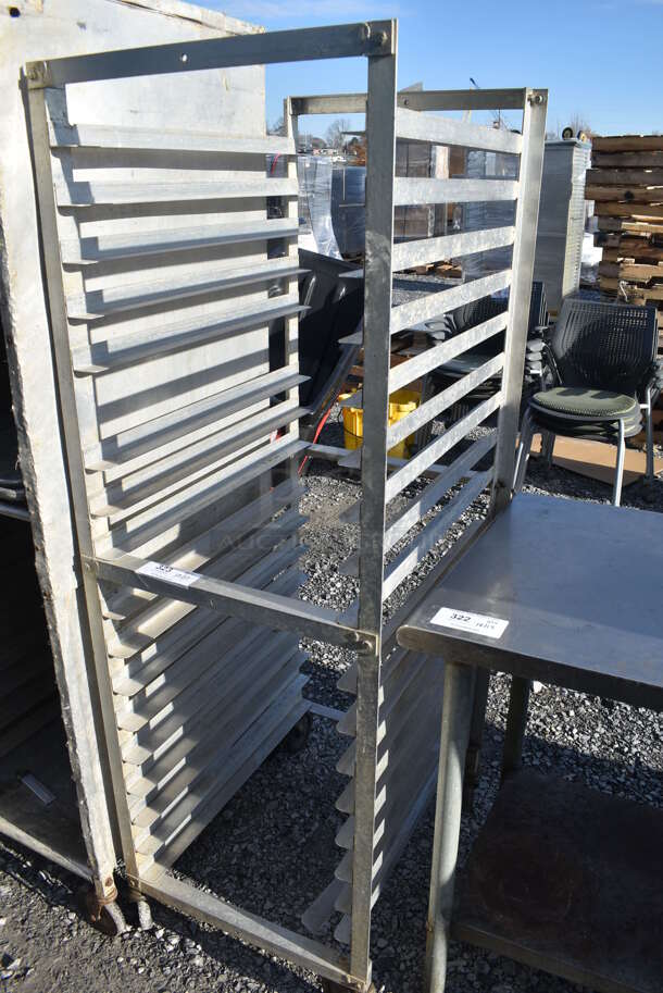 Metal Commercial Pan Transport Rack on Commercial Casters. 21x26.5x64 - Image 2 of 4