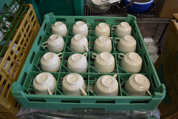 ALL ONE MONEY! Lot of 9 Caddies of Various Glasses Including Ceramic Mugs and Glass Stemware - Image 4 of 12