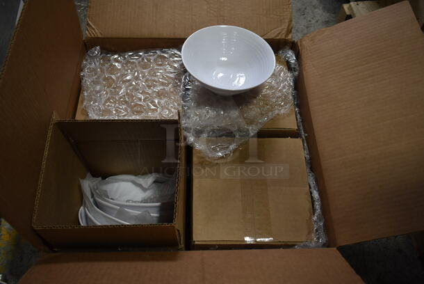 4 Boxes of 6 BRAND NEW! Elite Global Solutions D1007RR-W 24 oz Round Melamine Bowl. 4 Times Your Bid! - Image 2 of 6