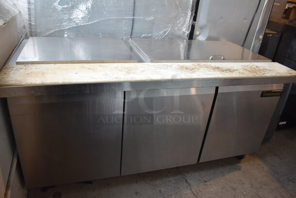 Continental SW72-30M Stainless Steel Commercial Prep Table on Commercial Casters. 115 Volts, 1 Phase. 72x34x37. Tested and Working! - Image 3 of 11