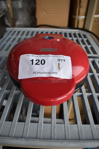 Dash DMG8100RD Metal Countertop Express Griddle. 120 Volts, 1 Phase. Tested and Working!