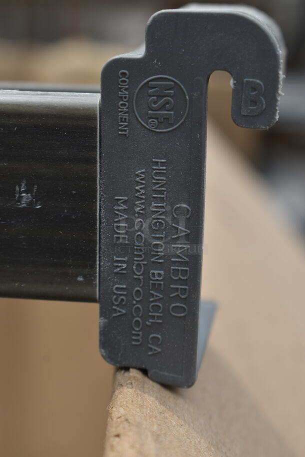 ALL ONE MONEY! Lot of BRAND NEW! Cambro Gray Poly Supports for Shelving and Track for Drop Ceiling - Image 3 of 7