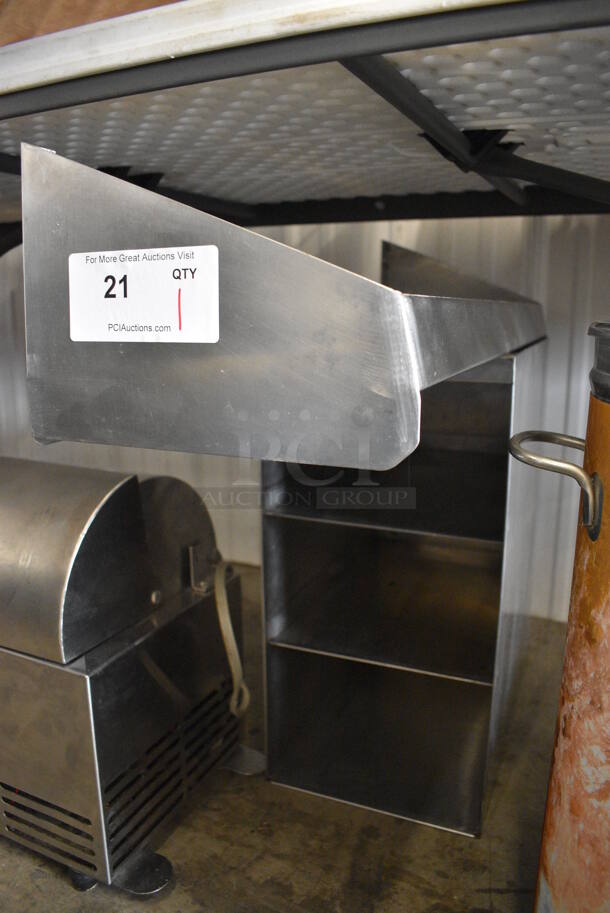 Stainless Steel Commercial Shelf w/ 3 Tier Attachment. 30x10x26 - Image 3 of 3