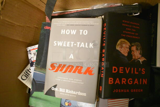 ALL ONE MONEY! Lot of Various Books Including How to Sweet-Talk a Shark, Devil's Bargain, and Magazines  - Image 4 of 7