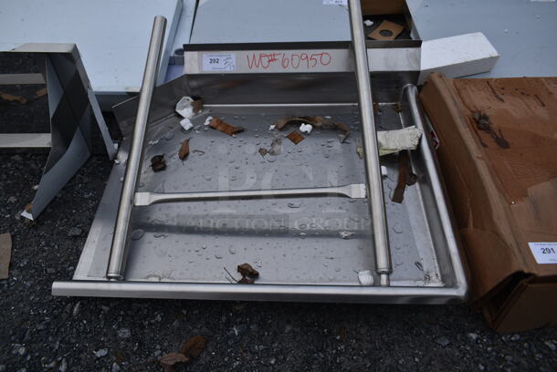 BRAND NEW SCRATCH AND DENT! Eagle CDTR-36-16/4 Stainless Steel Commercial Right Side Clean Side Dishwasher Table. - Image 2 of 4