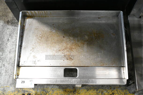 Globe PG24E Stainless Steel Commercial Countertop Electric Powered Flat Top Griddle. 208/240 Volts.  - Image 3 of 5