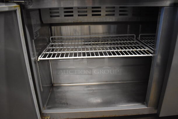 Kelvinator KCST60.16 Stainless Steel Commercial Sandwich Salad Prep Table Bain Marie Mega Top on Commercial Casters. 115 Volts, 1 Phase. 60.5x30.5x42. Tested and Working! - Image 5 of 7