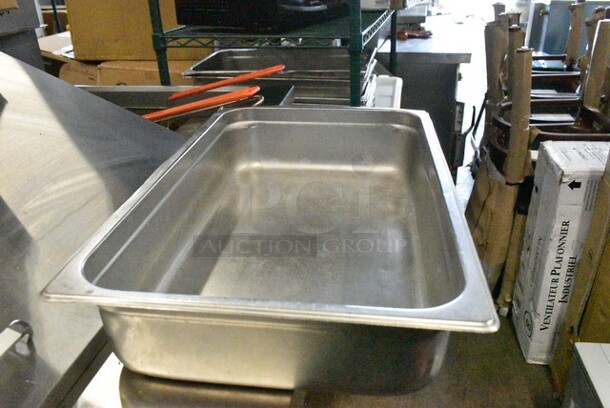 ALL ONE MONEY! Lot of Stainless Steel Drop In Bins and Poly Bin - Image 2 of 5