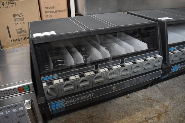 Snack-Mart Black Countertop 9 Slot Snack Vending Machine. 28x21x20.5 - Image 3 of 4