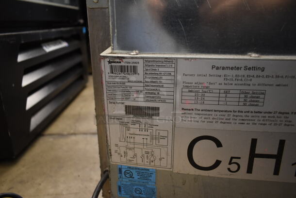 Omcan RS-CN-0250 Stainless Steel Commercial Open Grab N Go Merchandiser on Commercial Casters. 115 Volts, 1 Phase. Tested and Working! - Image 3 of 4