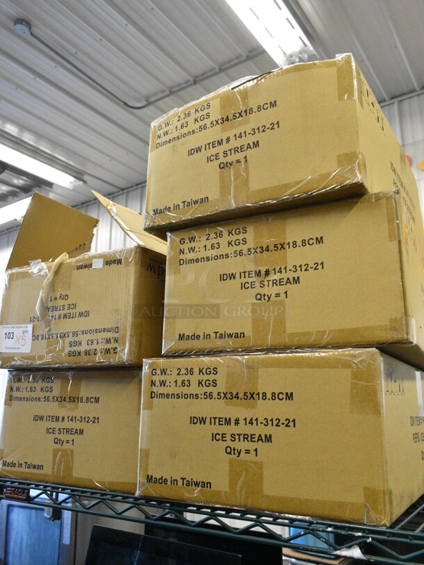 5 BRAND NEW IN BOX! IDW 141-312-21 Gray Pepsi Ice Bucket. 5 Times Your Bid! - Image 2 of 7