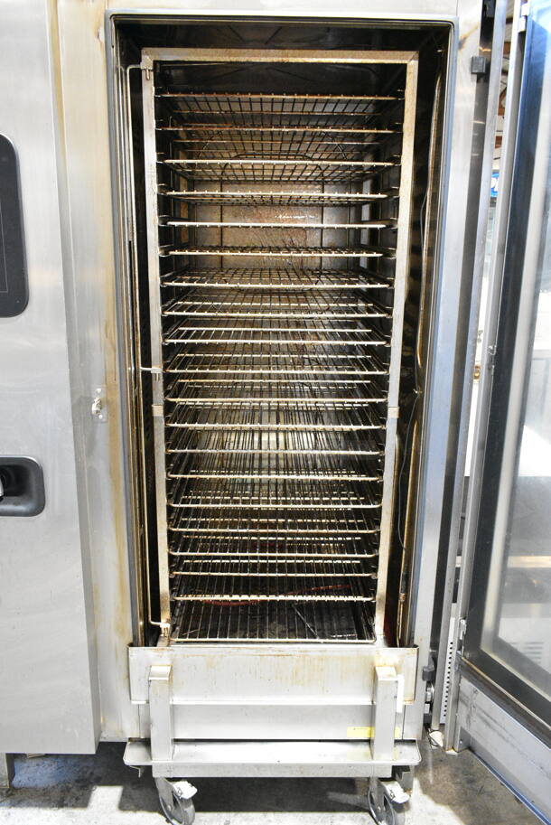 Convotherm C4eD 20.20 GB Stainless Steel Commercial Floor Style Natural Gas Powered Combi Convection Oven. 218,400 BTU.  - Image 5 of 6