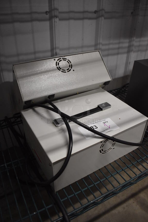 2 Aisin Seiki PW-850 Metal Power Supply Assembly Boxes. Goes GREAT w/ Items 271 and 300! 12x9x5. 2 Times Your Bid! - Image 2 of 5